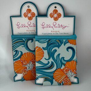 Lilly Pulitzer Koozie Featured In Do the Wave New - Set Of 2